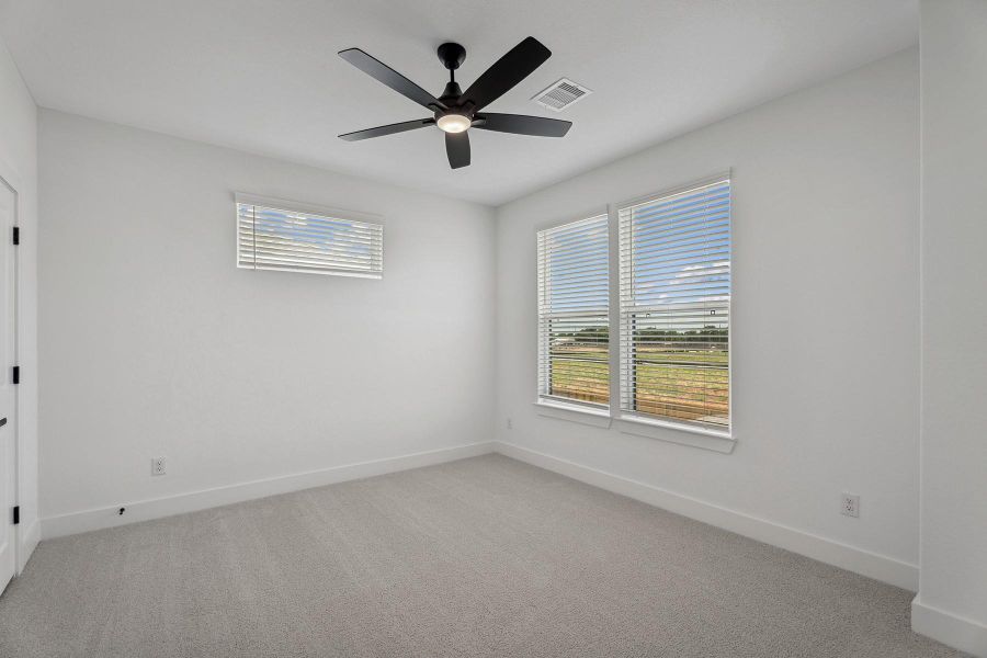 Spacious, unfurnished interior of a new home in Hallimore Ranch, Rosenberg (Image 22). Spacious, unfurnished interior of a new home in Hallimore Ranch, Rosenberg (Image 22).