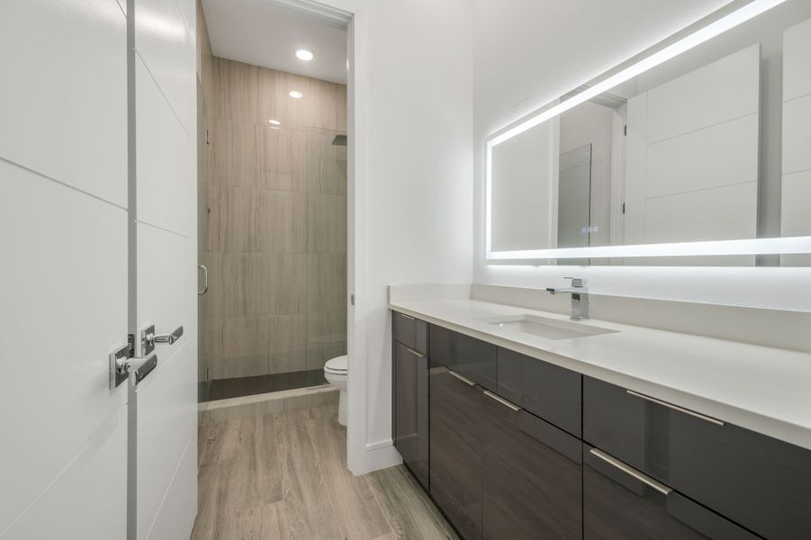 Representative furnished interior of a home built from the Marbella by ABD Development in Hampton Green at Providence, Davenport (Image 16).