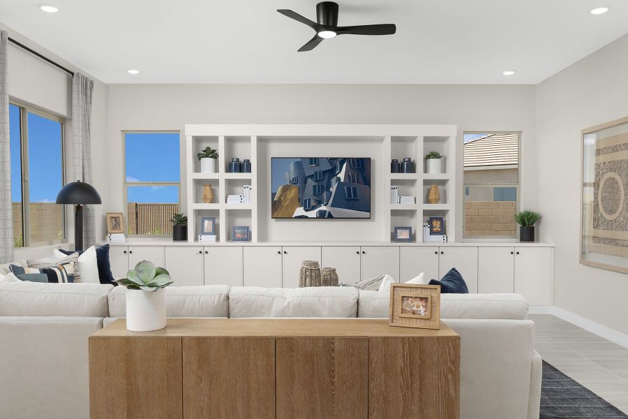 Representative furnished interior of a home built from the Garnet by Mattamy Homes in Rosewood Heights, San Tan Valley (Image 12). Representative furnished interior of a home built from the Garnet by Mattamy Homes in Rosewood Heights, San Tan Valley (Image 12).