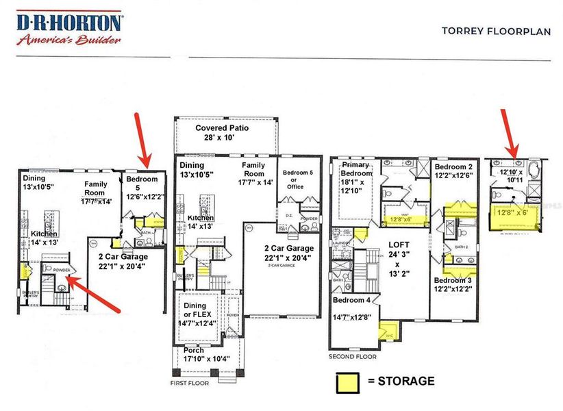 2D floor plan layout of this home in , Winter Garden, FL (Image 5).