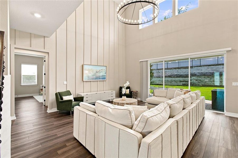 Furnished interior view inside a new home in , Winter Garden (Image 46).