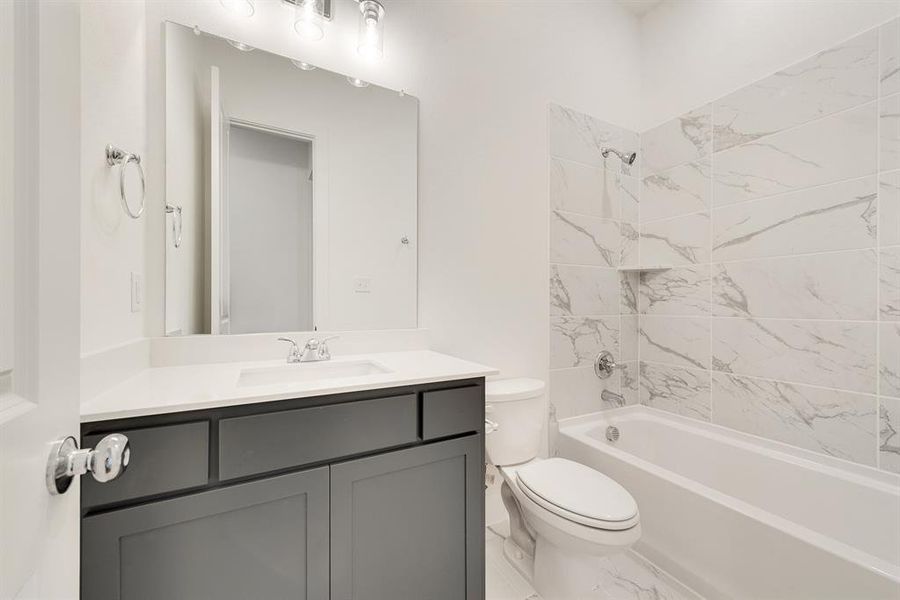 Furnished interior view inside a new home in Devonshire, Forney (Image 8). Furnished interior view inside a new home in Devonshire, Forney (Image 8).