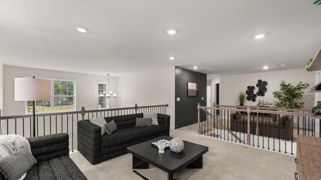Furnished interior view inside a new home in Thalley Creek Estates, Cumming (Image 10).