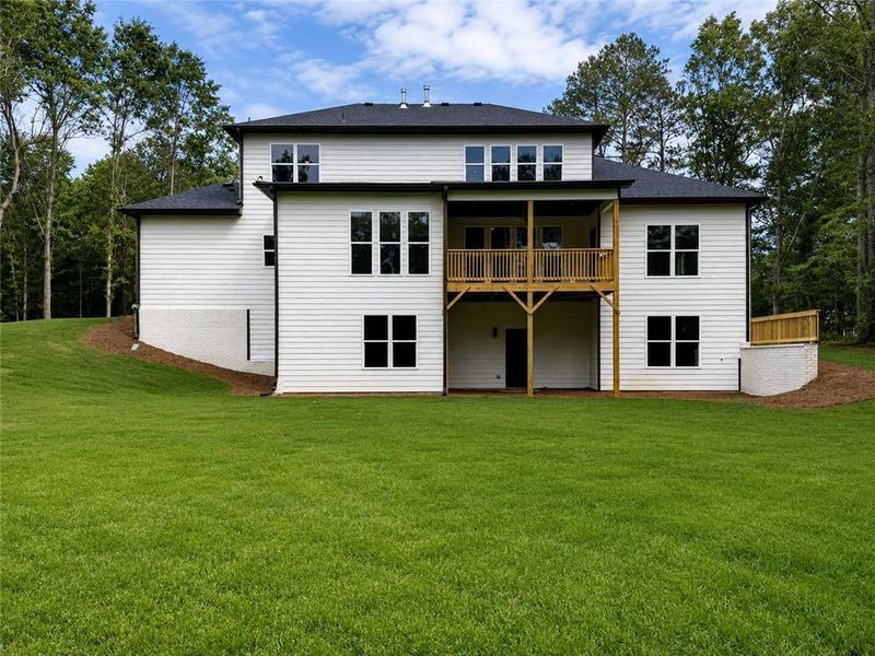Exterior details and patio area of a home in , Loganville (Image 3). Exterior details and patio area of a home in , Loganville (Image 3).