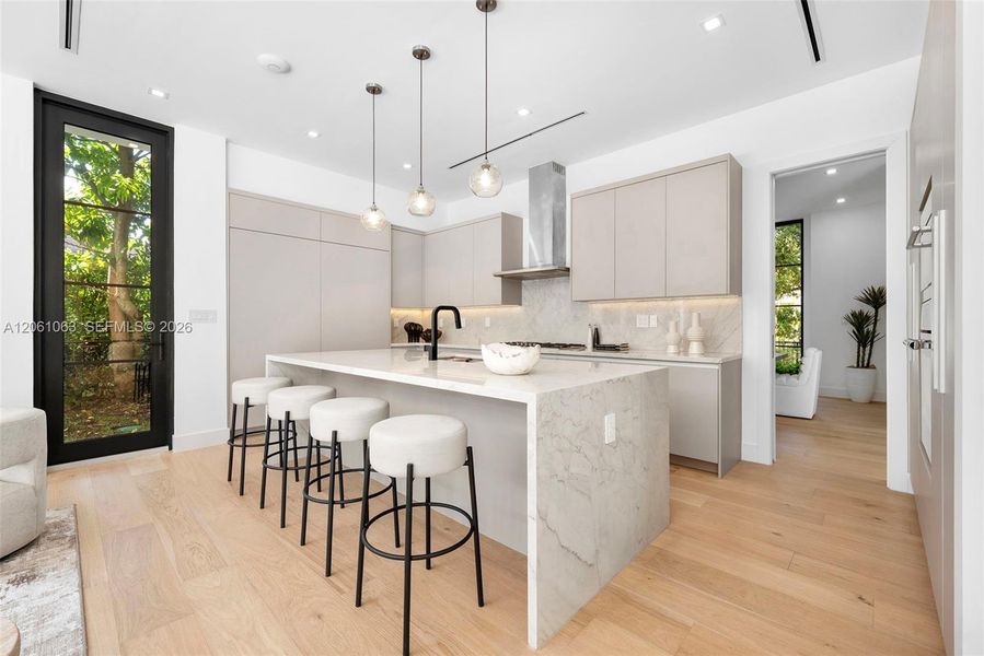 Furnished interior view inside a new home in , Coral Gables (Image 19).