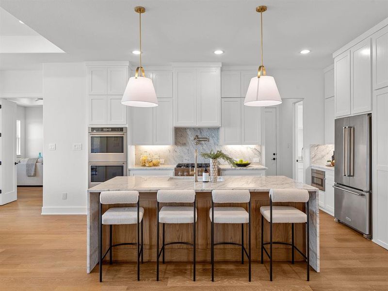 Furnished interior view inside a new home in , Gunter (Image 6).