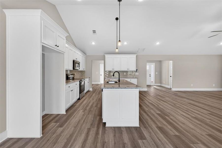 Furnished interior view inside a new home in , Winder (Image 8).