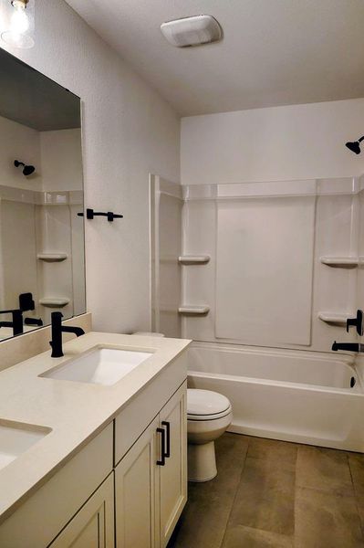 Furnished interior view inside a new home in Wolf Ranch, Georgetown (Image 9).