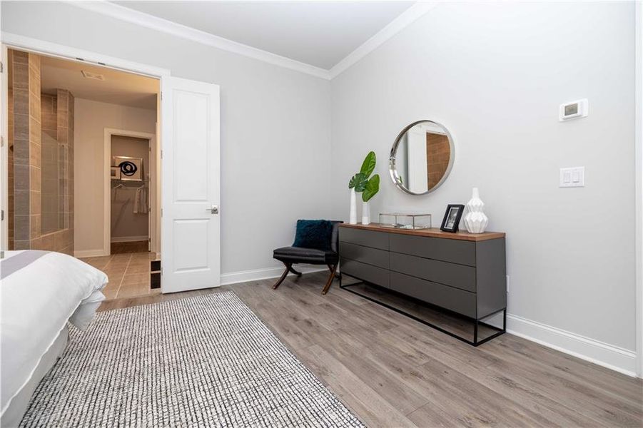 Furnished interior view inside a new home in Promenade at Sawnee Village, Cumming (Image 44).