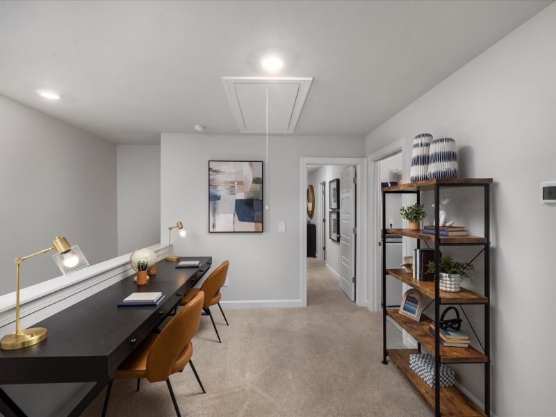 Furnished interior view inside a new home in Avalon Townes, Lyman (Image 16).