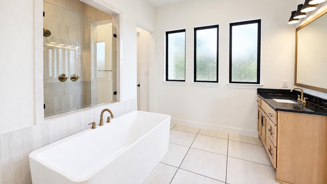 Furnished interior view inside a new home in The Preserve at Elm Creek, New Braunfels (Image 12).