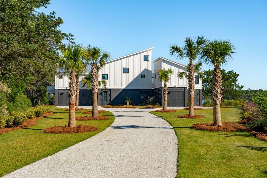Exterior details and patio area of a home in , Charleston (Image 54).