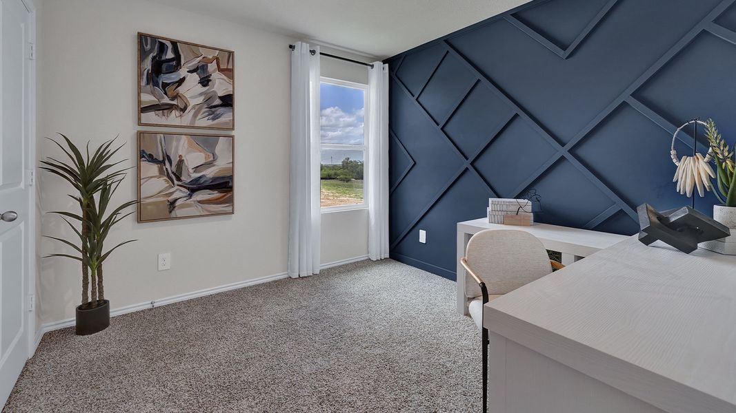 Representative furnished interior of a home built from the The Emma by D.R. Horton in Arroyo Ranch, Seguin (Image 13).
