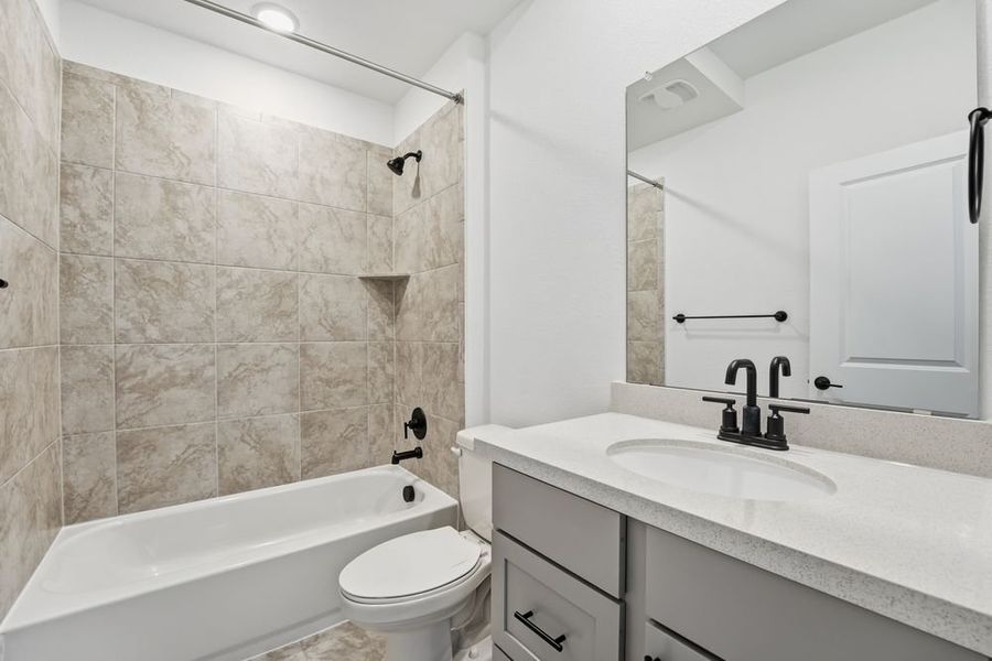 Furnished interior view inside a new home in Lisso, Pflugerville (Image 10).