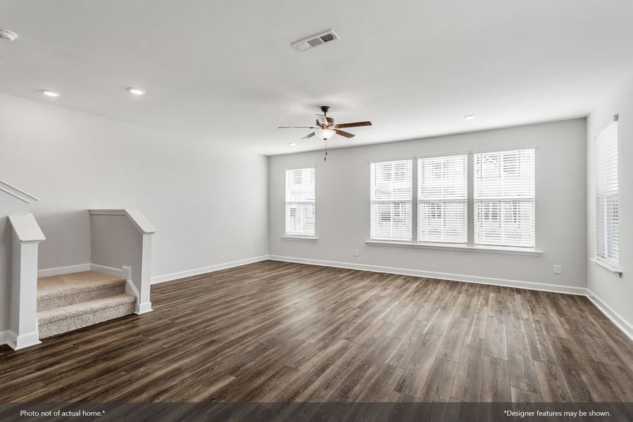 Spacious, unfurnished interior of a new home in Renaissance at White Oak, Garner (Image 16).