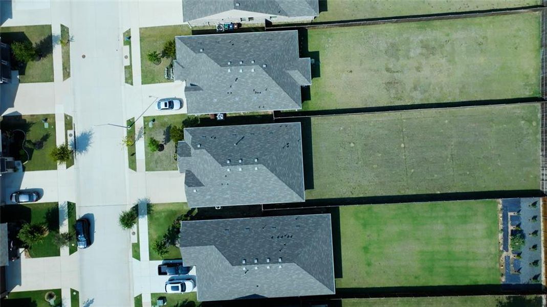 Aerial view of residential area Aerial view of residential area