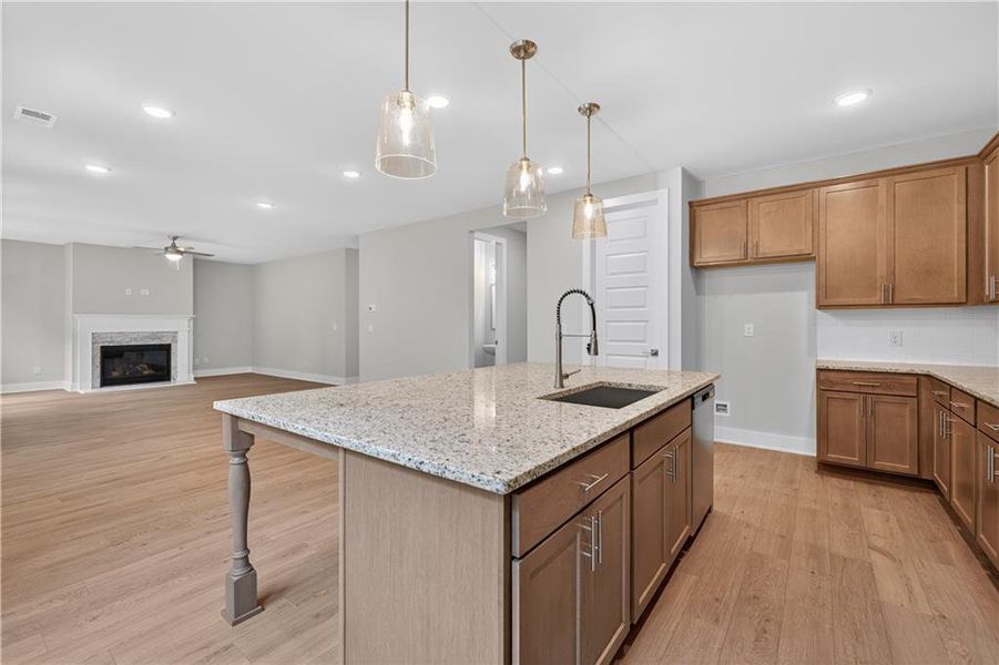 Furnished interior view inside a new home in The Manor at Gainesville Township, Gainesville (Image 7).