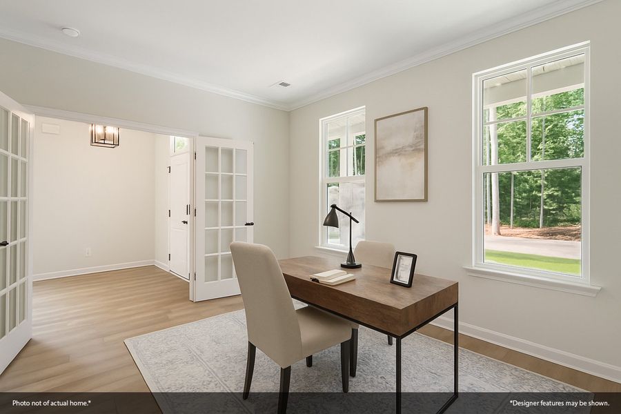 Furnished interior view inside a new home in Cottages at Lake Emory, Inman (Image 5).