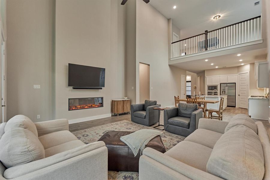 Furnished interior view inside a new home in Woodforest 50′, Montgomery (Image 27).