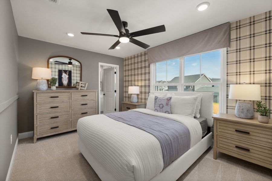 Representative furnished interior of a home built from the Stonebrook by Pulte Homes in Saunders Farm, Fuquay Varina (Image 7).