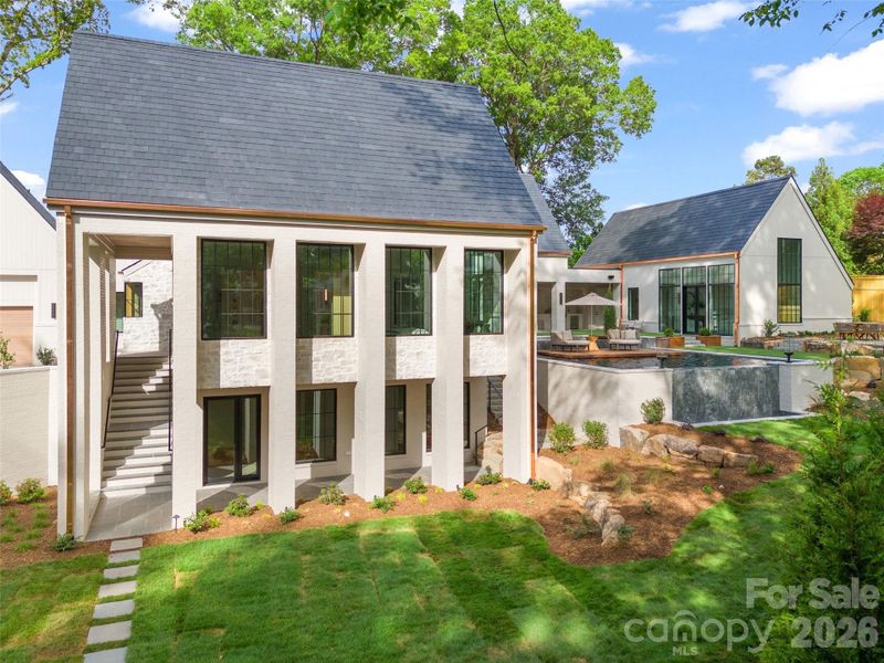 Exterior details and patio area of a home in , Charlotte (Image 27).