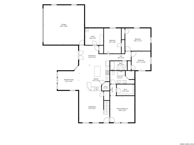 2D floor plan layout of this home in , Natalia, TX (Image 7).