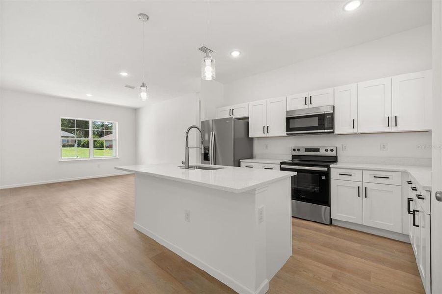 Furnished interior view inside a new home in , Dunnellon (Image 13).