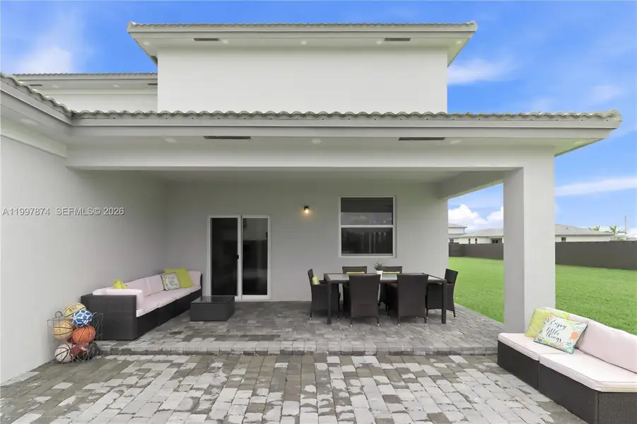 Exterior details and patio area of a home in , Homestead (Image 3).