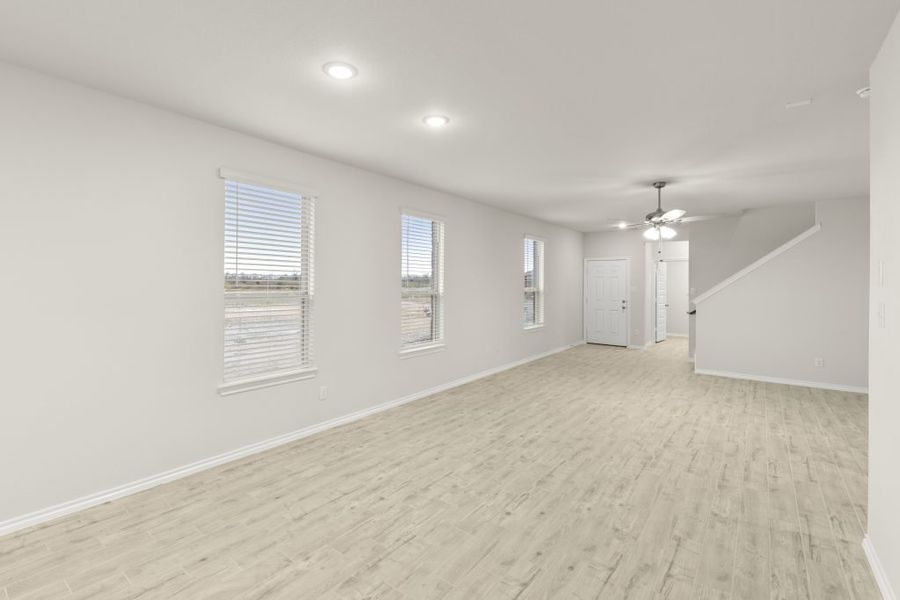 Representative exterior photo of a completed home built from the Willow by Impression Homes in Northspur, Terrell, TX (Image 12). Representative exterior photo of a completed home built from the Willow by Impression Homes in Northspur, Terrell, TX (Image 12).