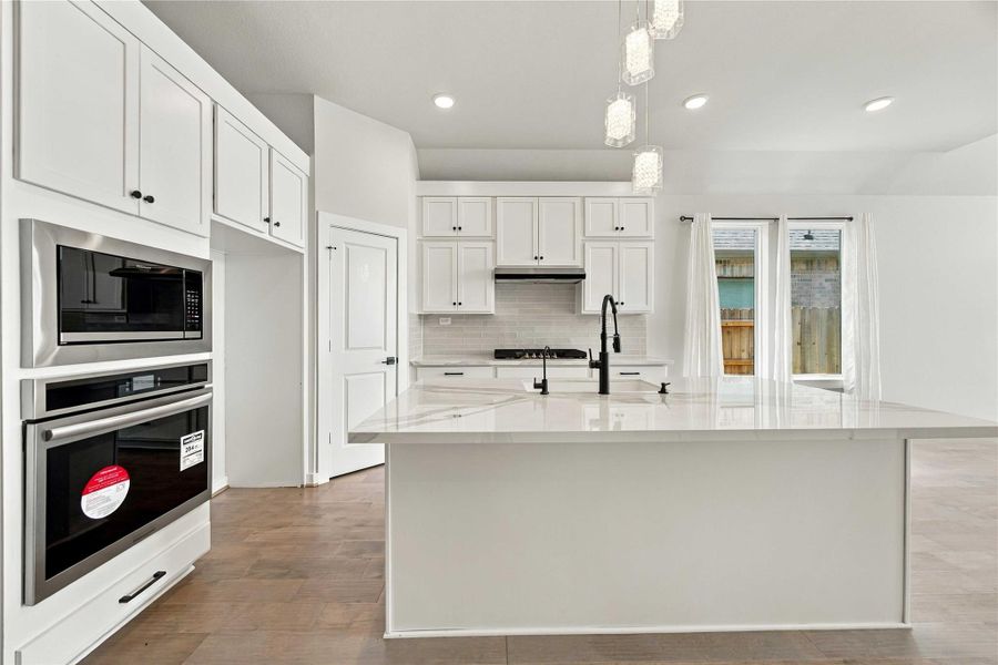 Furnished interior view inside a new home in Elyson 45' & 70', Katy (Image 11).