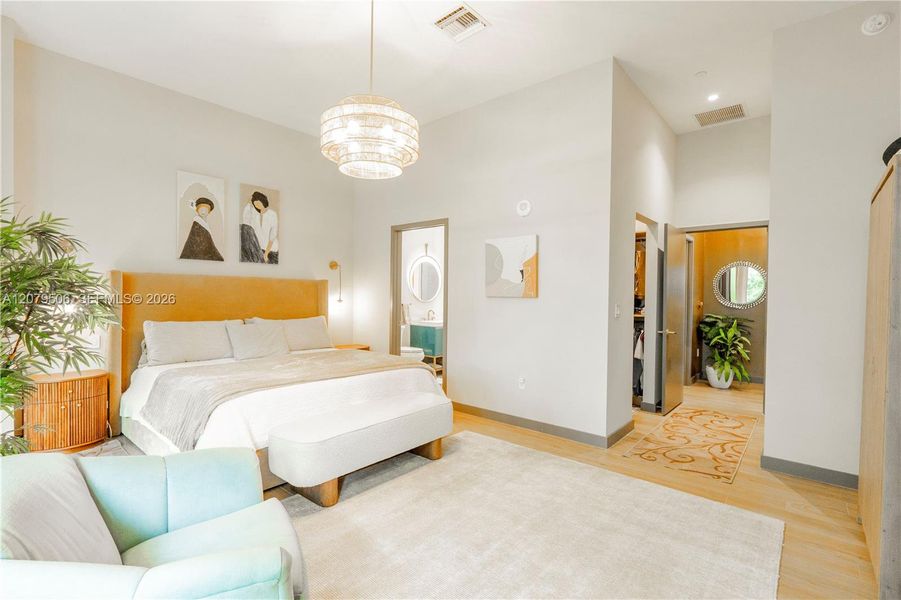 Furnished interior view inside a new home in , Miami (Image 6).