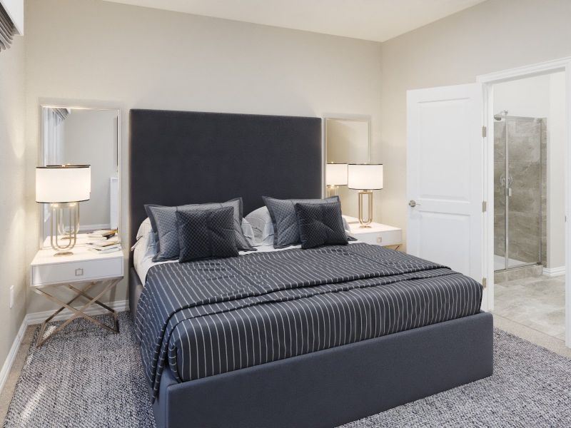 Furnished interior view inside a new home in Westmoor, Sherman (Image 5).