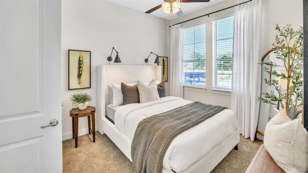 Furnished interior view inside a new home in The Avenue, Allen (Image 20).
