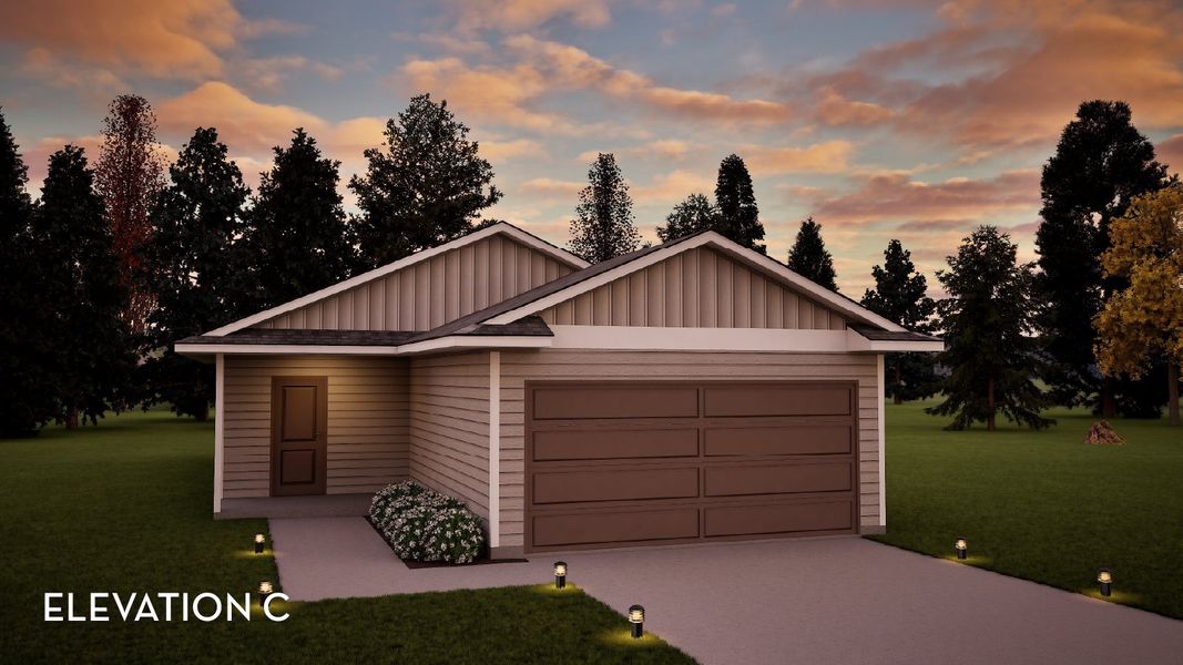 Front exterior of a new home in Stonehenge, Manchester, TN, highlighting curb appeal (Image 1). Front exterior of a new home in Stonehenge, Manchester, TN, highlighting curb appeal (Image 1).