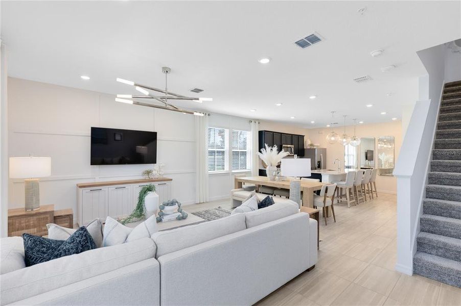 Furnished interior view inside a new home in The Cove at Nona Sound, Orlando (Image 18).