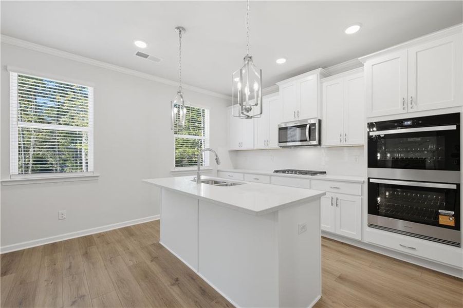 Furnished interior view inside a new home in , Lawrenceville (Image 8).