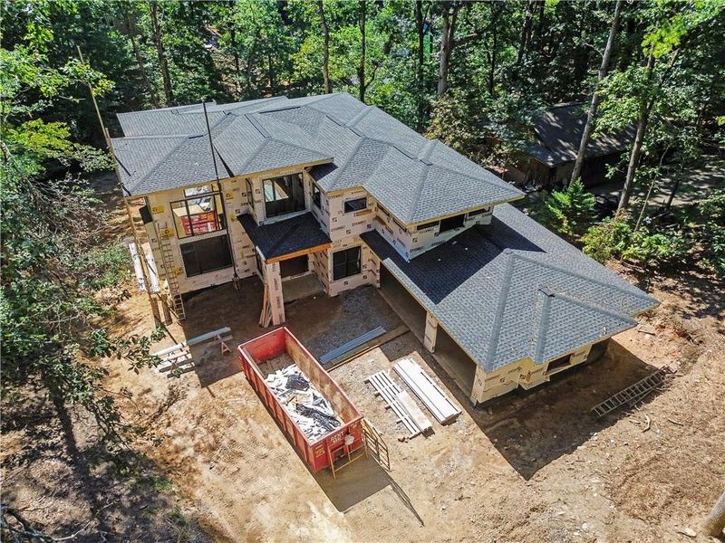 In-progress construction of a new home in , Cumming, GA (Image 18). In-progress construction of a new home in , Cumming, GA (Image 18).