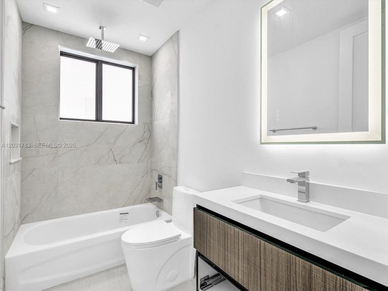 Furnished interior view inside a new home in , Dania Beach (Image 71).