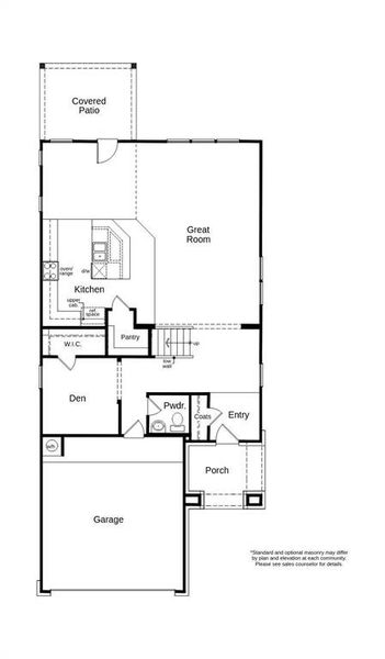 This floor plan features 4 bedrooms, 2 full baths, 1 half bath and over 2,600 square feet of living space.