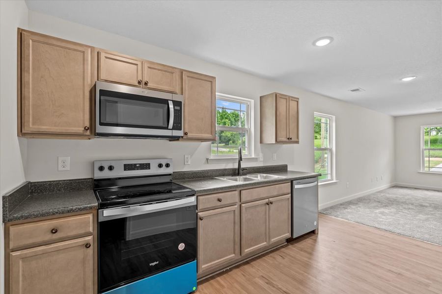 Representative furnished interior of a home built from the Duncan by Enchanted Homes in Gentry Place, Spartanburg (Image 3).