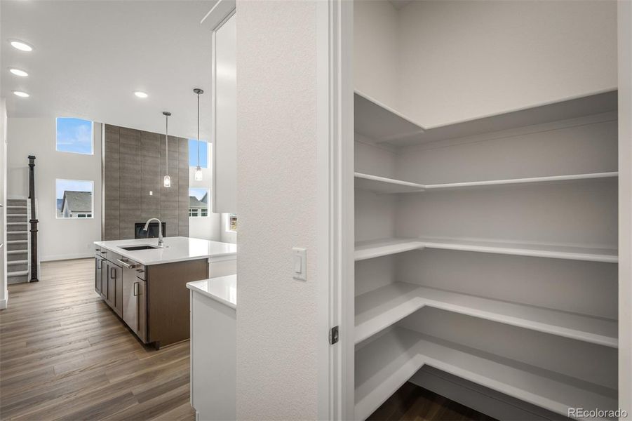 Furnished interior view inside a new home in Cloverleaf – Mountainview Collection, Monument (Image 15).