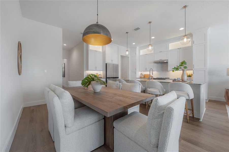 Furnished interior view inside a new home in , Tampa (Image 38). Furnished interior view inside a new home in , Tampa (Image 38).