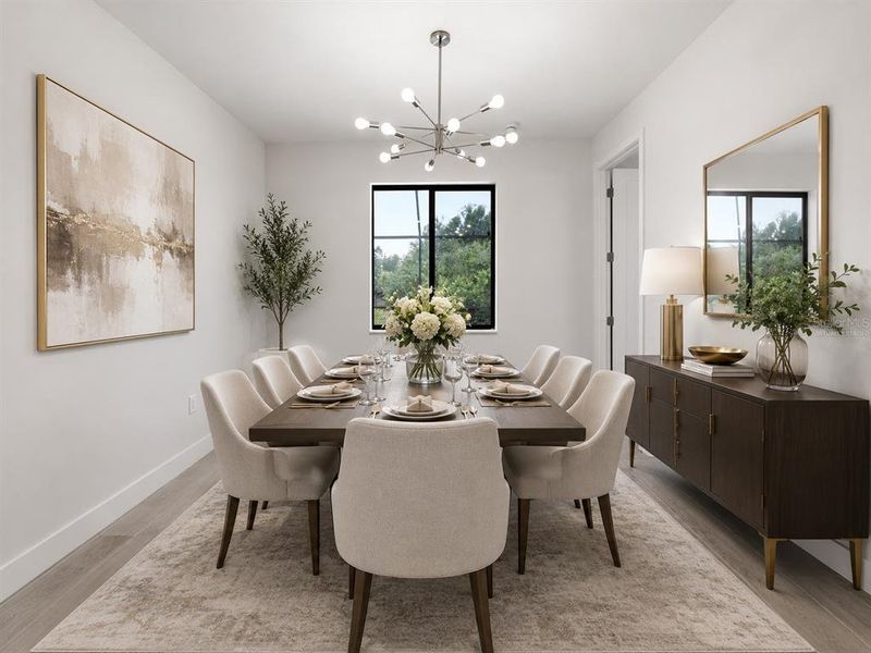 Furnished interior view inside a new home in , Port Charlotte (Image 39). Furnished interior view inside a new home in , Port Charlotte (Image 39).