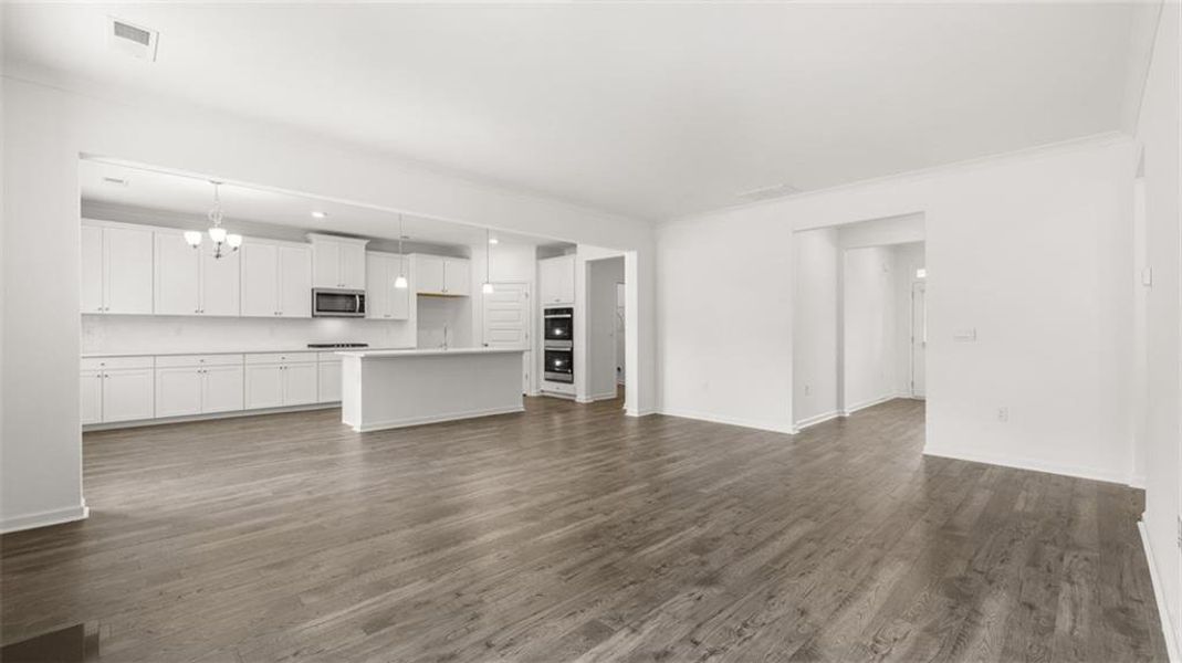 Spacious, unfurnished interior of a new home in The Gates at Pates Creek, Hampton (Image 32). Spacious, unfurnished interior of a new home in The Gates at Pates Creek, Hampton (Image 32).