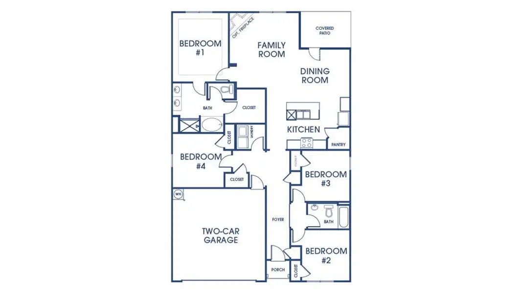 2D floor plan layout of this home in Twin Lakes, Hoschton, GA (Image 4). 2D floor plan layout of this home in Twin Lakes, Hoschton, GA (Image 4).