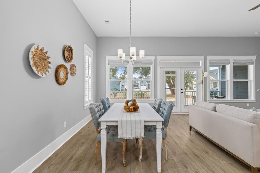 Furnished interior view inside a new home in , Summerville (Image 7). Furnished interior view inside a new home in , Summerville (Image 7).