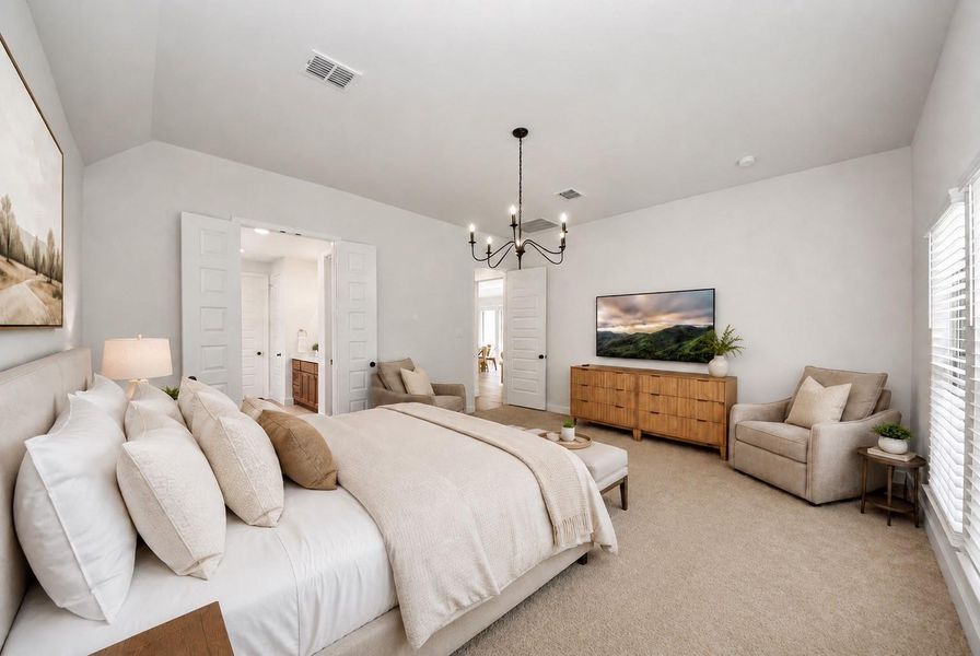 Furnished interior view inside a new home in , Magnolia (Image 26).