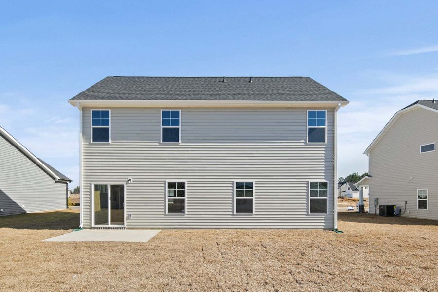 Representative exterior photo of a completed home built from the Camellia by Caviness & Cates Communities in Bartlett Manor, Youngsville, NC (Image 111).