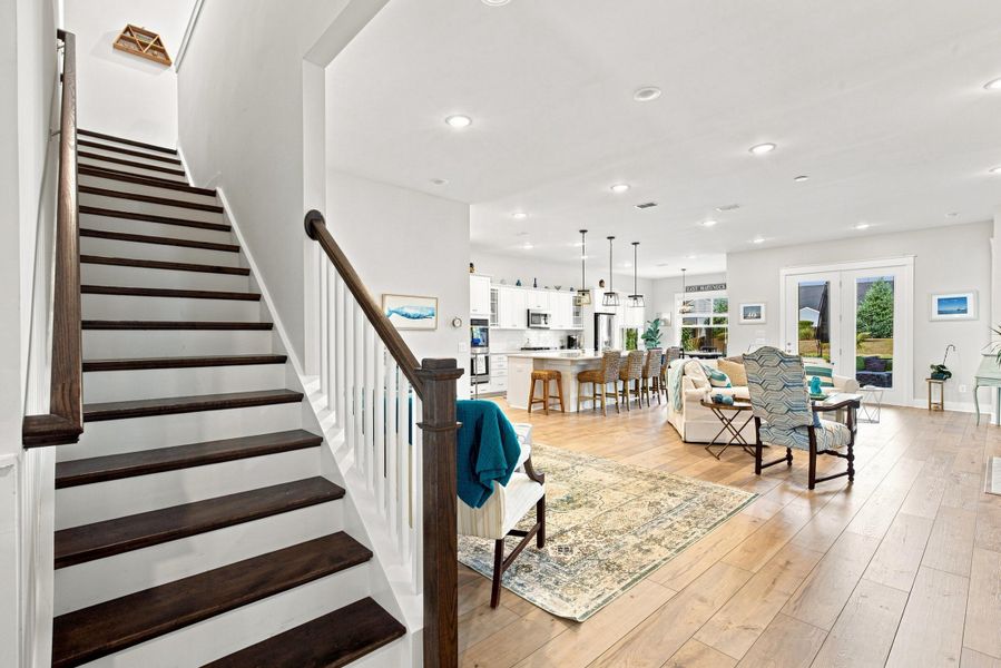Furnished interior view inside a new home in , Summerville (Image 15). Furnished interior view inside a new home in , Summerville (Image 15).