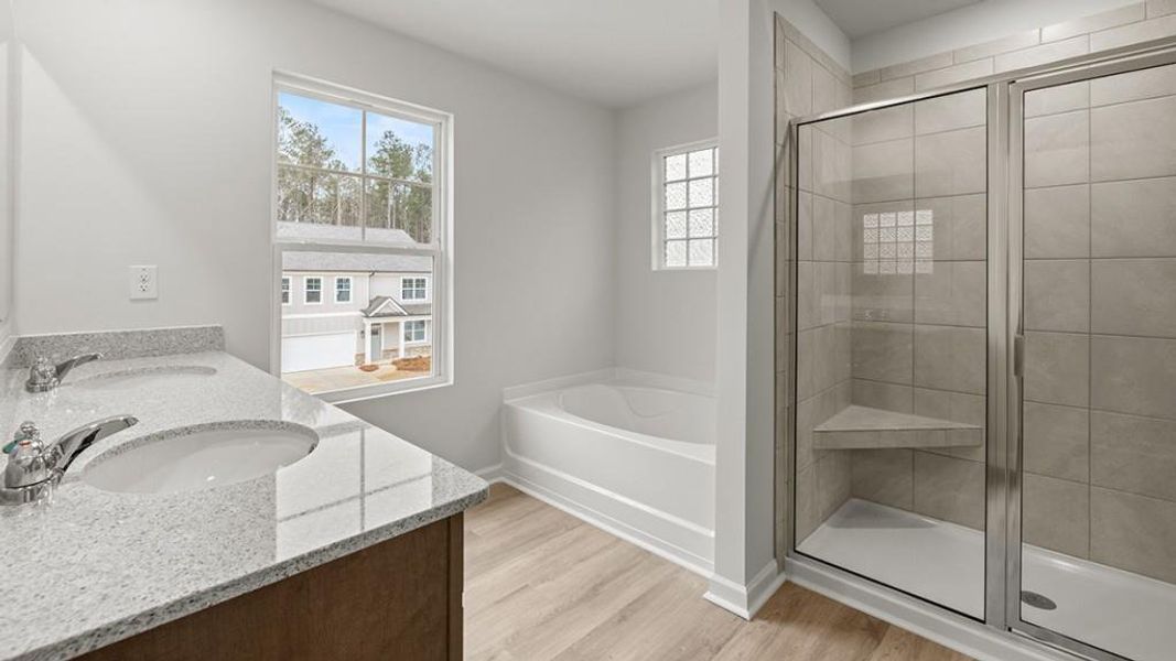 Furnished interior view inside a new home in , Dallas (Image 8).